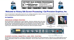 Desktop Screenshot of calprecisiongraphics.com
